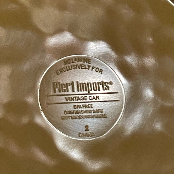 Pier 1 Vintage Car Dinnerware Set - Multicolor 8 plates - Picture 7 of 8